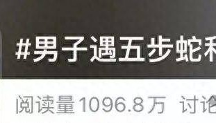 安徽宣城一男子走路玩手机，一脚踩中打架的竹叶青和五步蛇，被俩毒蛇咬3口！医院：暂无生命危险，正在治疗