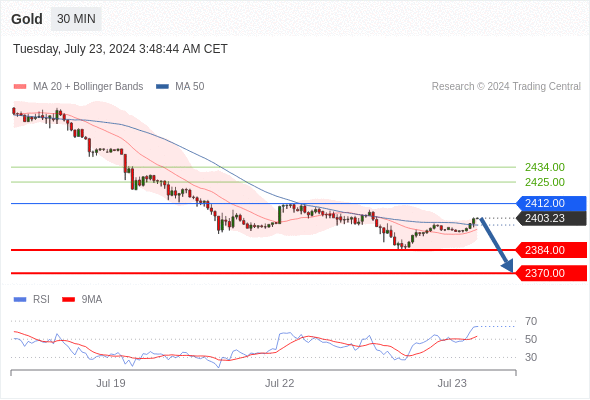 每日策略：07/23 外汇黄金原油行情分析