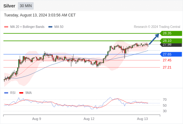 每日策略：08/13 外汇黄金原油行情分析