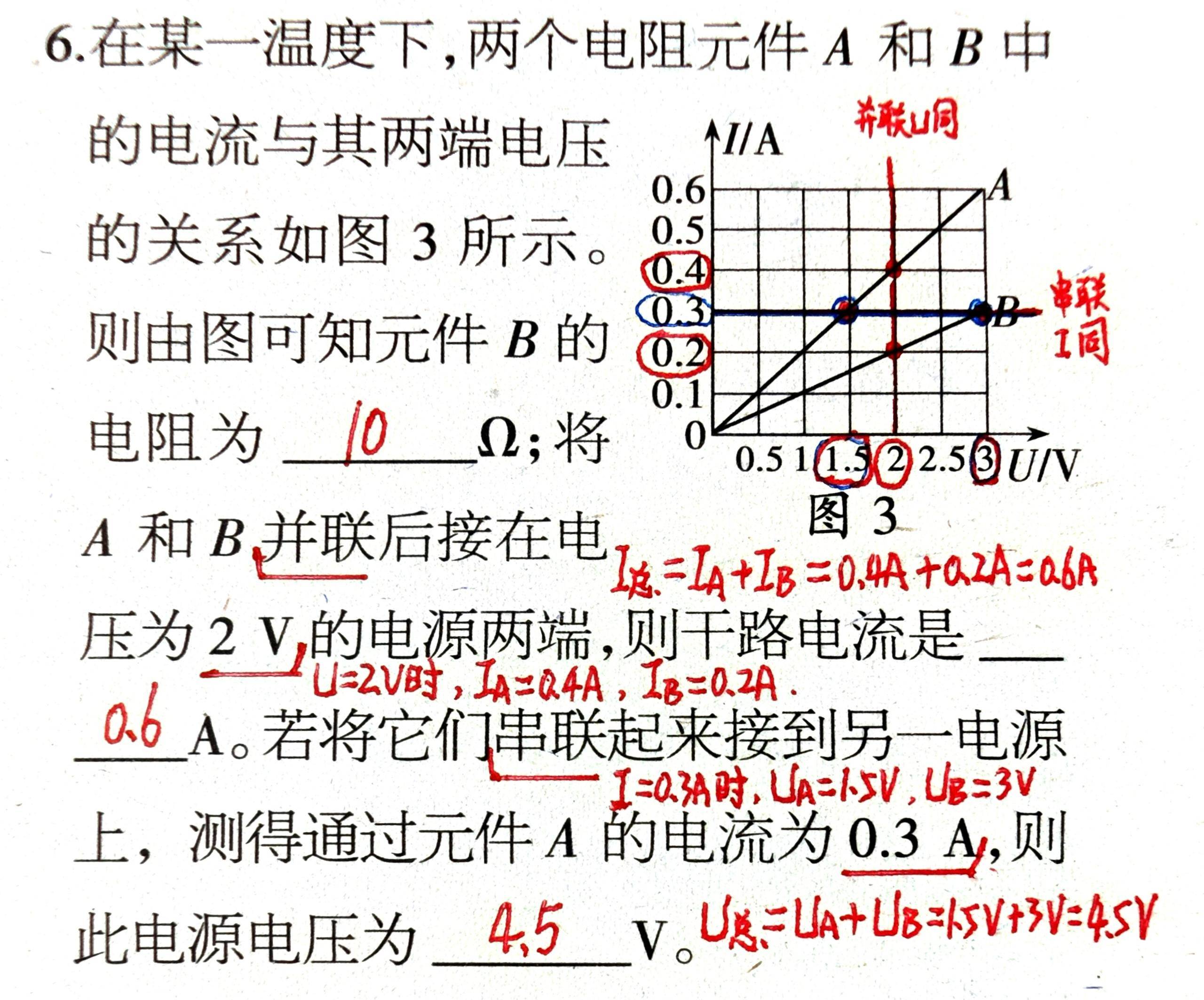 九上物理欧姆定律图像题！四道！期中必考，初学者需要尽快掌握