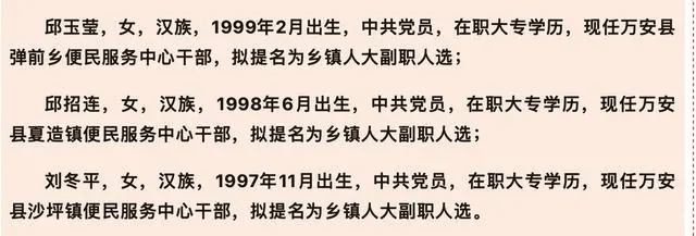 3名95后大专学历女干部被提拔副科，看不明白的“程序”