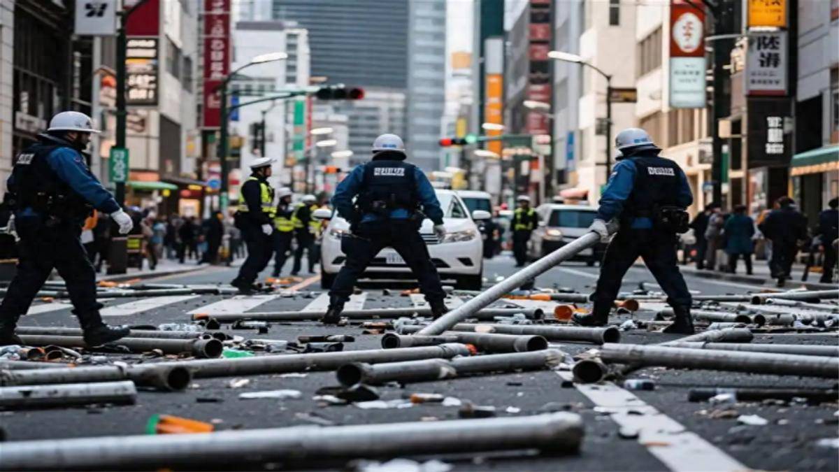 日本挑衅升级,当街对在日华人动手,旅日中国居民遭威胁,大使馆连发两道紧急预警